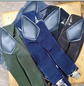 Підтяжки чоловічі тактичні чорні, сірі, коричневий, сині