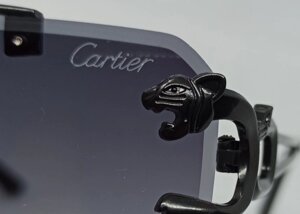 Брендові стильні унісекс окуляри від сонця чорний метал із градієнтом.