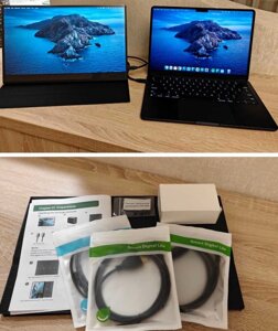 Портативний сенсорний монітор UPERFECT 15.6'' 1080P Touchscreen IPS.