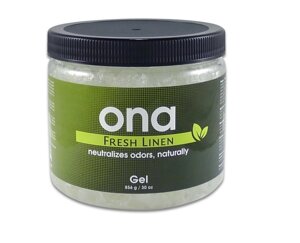 Нейтралізатор запаху Гель ONA Fresh Linen 856 гр.