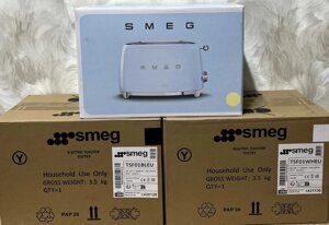 Тостер: SMEG Чорний, Кремовий, Білий, TSF01WHEU/TSF01BlEU/TSF01CREU. Нові!
