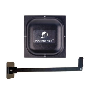 Комплект 4G антена панельна MARKETNET T800 MIMO потужністю 2 х 18 dBi дії 900/1800/2100/2600 МГц + Кронштейн прямий