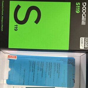 Телевізор Doogee S119 8/512Gb. АКБ 10200mAh. Black. Android 14