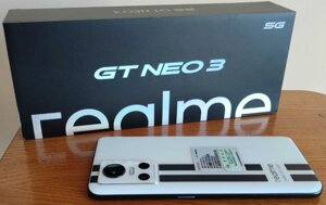 Смартфон Realme GT Neo 3 12/256Gb 80W Global Rom Dimesity 8100. Білий!