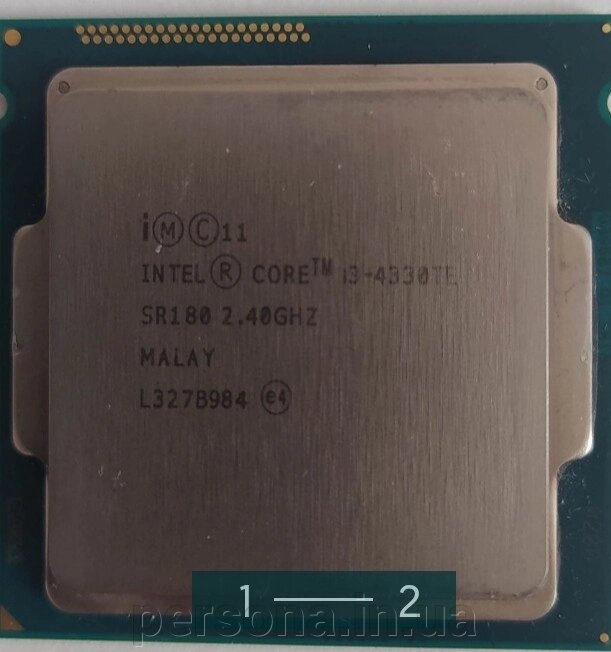 Процесор: S1150 INTEL Core i3-4330TE. від компанії Інтернет магазин - Persona.in. ua - фото 1