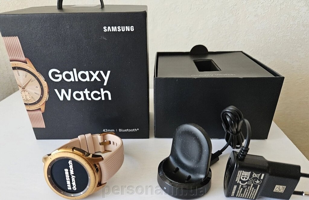 Смарт-Часи: Samsung Galaxy Watch 42 mm. Rose Cold (SM-R810NZDA) від компанії Інтернет магазин - Persona.in. ua - фото 1