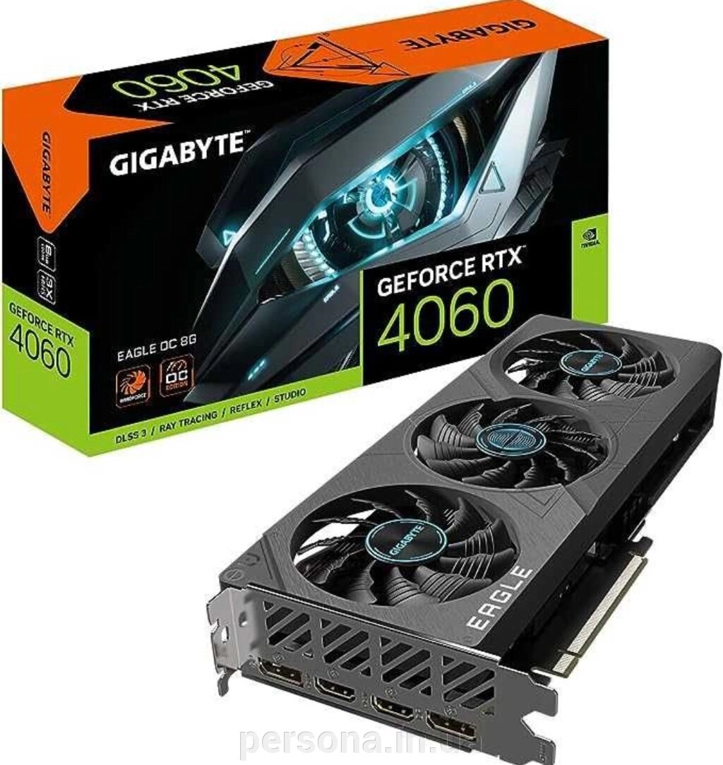 Відеокарта: GEFORCE RTX 4060 3X Eagle 8Gb від компанії Інтернет магазин - Persona.in. ua - фото 1