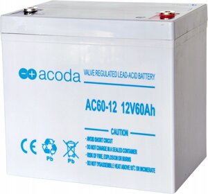 Акумулятор для безперебійного живлення AGM ACODA AC60-12 12V 60Ah