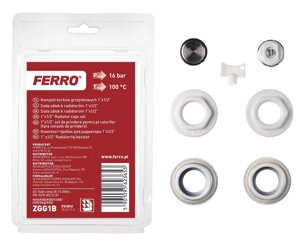Комплект пробок для радіатора 1" x 1/2" FERRO