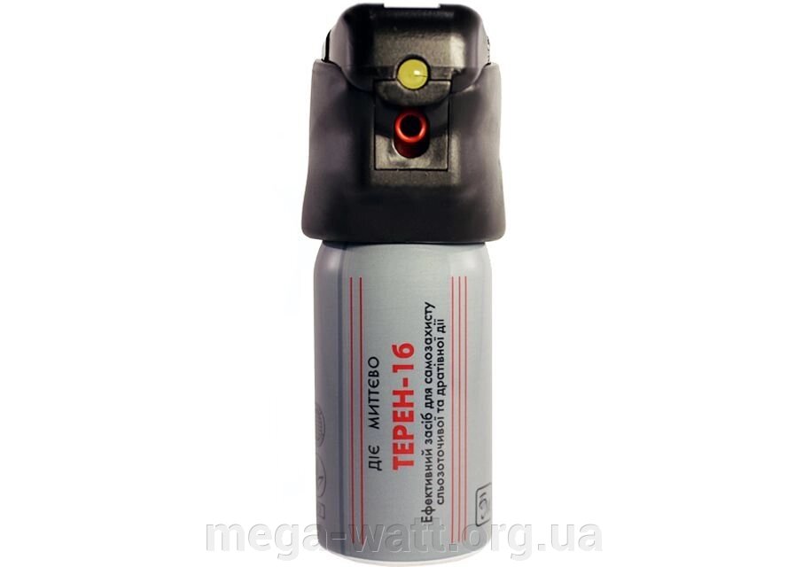 Газовий балончик Терен-1б з LED ліхтариком від компанії "MEGA-WATT" - засоби самозахисту - фото 1