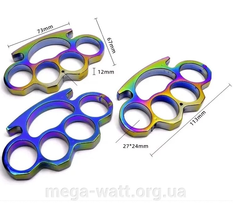 Сувенірна зброя Brass knuckles від компанії "MEGA-WATT" - засоби самозахисту та охорони - фото 1