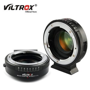 Адаптер Viltrox NF-M43X Speed Booster для Nikon F на байонет Micro 4/3 (Olympus, Panasonic, Blackmagic)