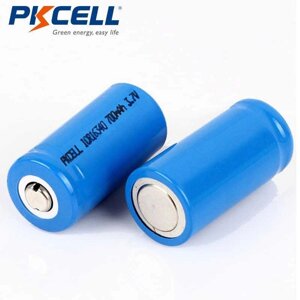 Акумулятор CR123A, CR123, LR123A, 16340 pkcell 700 mah (ціна за 1 штуку)