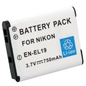 Акумулятор EN-EL19-аналог на 750 ма для камер NIKON coolpix: S2500, S4100, S4150, S4200, S4300, S3100, S3200