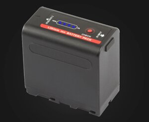 Акумулятор NP-F980 (NP-F970, NP-F960) з функцією Powerbank і USB для камер SONY і LED світла (7800 ma)