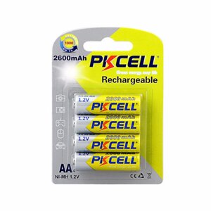 Акумулятори AA - PkCell 2600 mAh (4 шт в блістері)