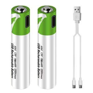 Акумулятори Smartools ( мікропальчіковие ) ААA 750Mah 1.5V з зарядкою Type-C - блістер ( 2 шт ) + кабель Type-C