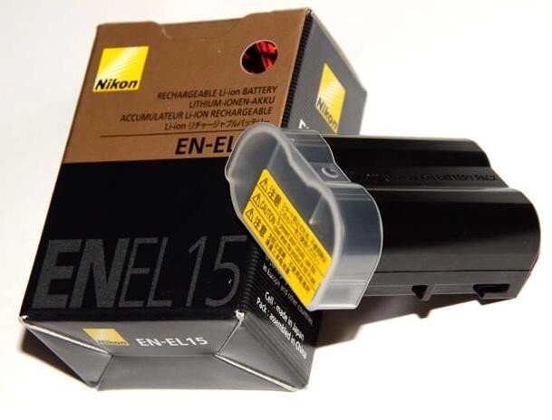 Акумулятор для камер NIKON 1 V1, D7000, D7100, D7200, D600, D610, D800, D800E, D810, D850 - EN-EL15 від компанії Інтернет-магазин "Бленда-Шоп" - фото 1
