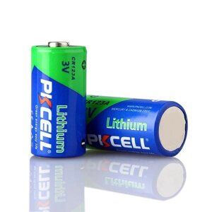 Батарейка PKCELL CR123A, CR123 - 3.0V Lithium battery (1 шт)
