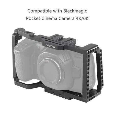 CAGE (CAGE) ANDOER для BlackMagic Pocket Cinema Camema 4K 6K (BMPCC4K -RC) -комплект для тіла з швидкою -розеткою платформи від компанії Інтернет-магазин "Бленда-Шоп" - фото 1