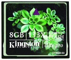 Карта пам'яті CF Kingston (Elite PRO) 8 GB (133X)