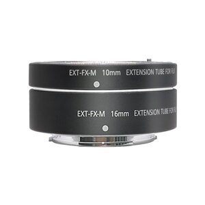 Макрокільця автофокусні для фотокамер FujiFilm (байонет FX) Mcoplus EXT-FX-M (10 + 16mm)