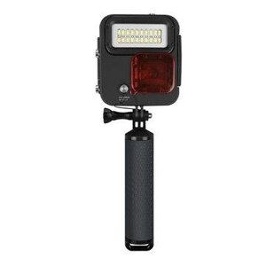 Металевий водонепроникний бокс з LED світлом для стрілялки камер GoPro Hero 4, 5, 6, 7 (код № XTGP435)