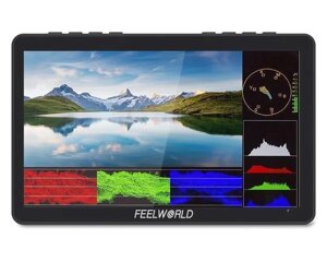 Накамерний монітор, дисплей FeelWorld F5 PRO (V4) (6" дюймів, 3D LUT 4K HDMI (F5PRO V4)