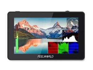 Накамерний монітор, дисплей FeelWorld F6 Plus V2 (5.5" дюймів, 3D-LUT (F6 Plus V2)