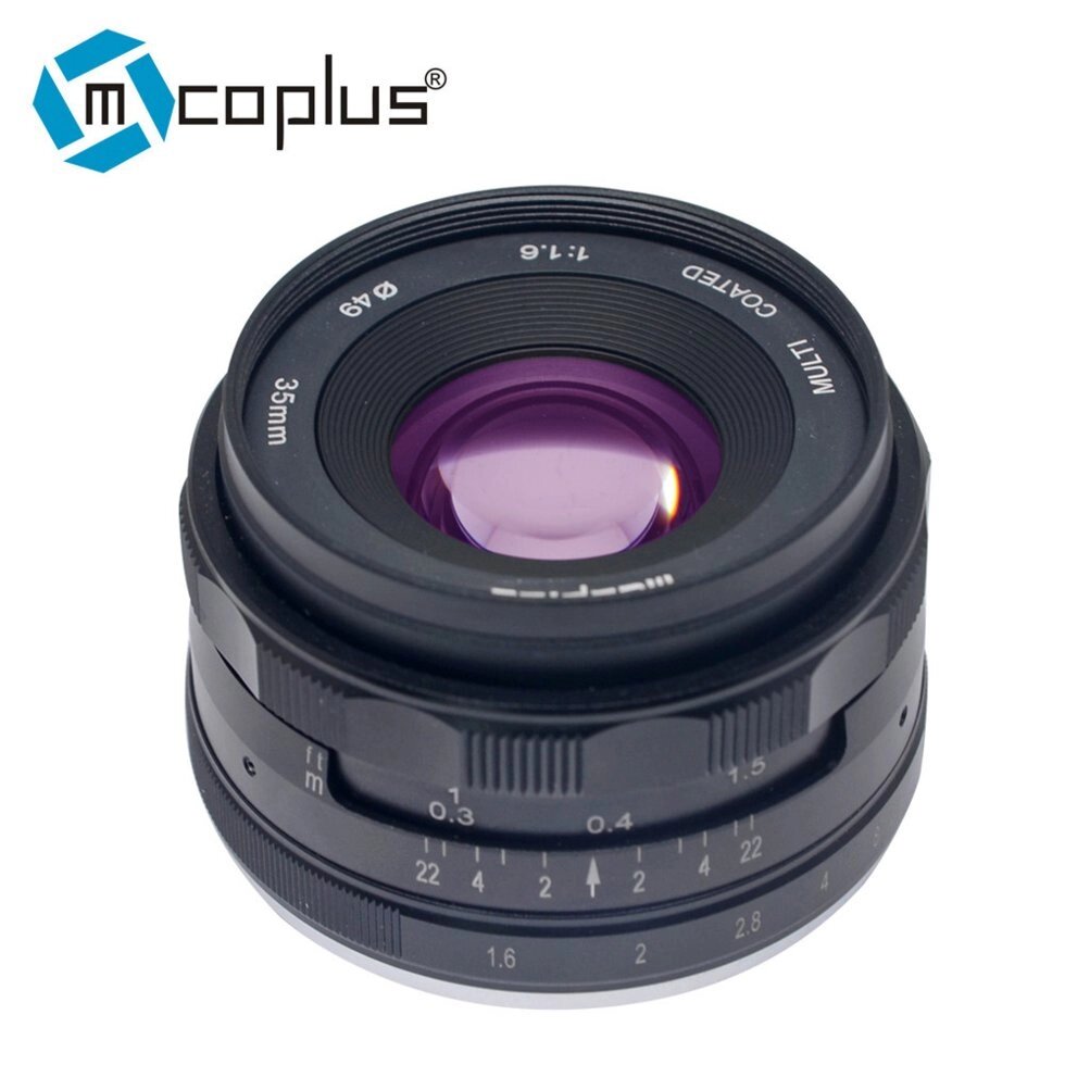 Об'єктив Mcoplus 35 mm F / 1.6 MC для FujiFilm (X-mount (байонет FX)) від компанії Інтернет-магазин "Бленда-Шоп" - фото 1