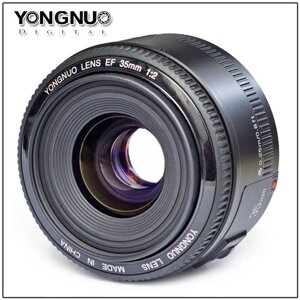 Об'єктив yongnuo YN35MM 35 mm F / 2.0 для canon