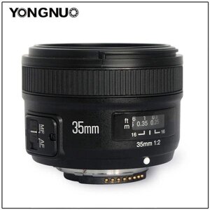 Об'єктив yongnuo YN35MM 35 mm F / 2.0N для nikon