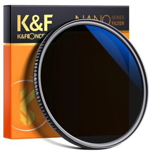 Світловий фільтр K&F Concept 67 mm Nano-X ND32-CPL (поляризація + нейтрально сірий ND32)