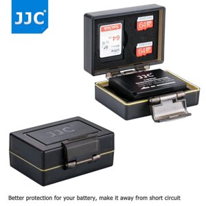 Многофункциональный, водонепроницаемый защитный футляр для карт памяти и аккумулятора JJC BC-UN2