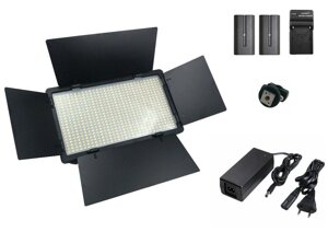 Встановити (встановити) "Light S": Light Varicolor Pro Led U800 + мережевий адаптер + 2 батареї + зарядний пристрій