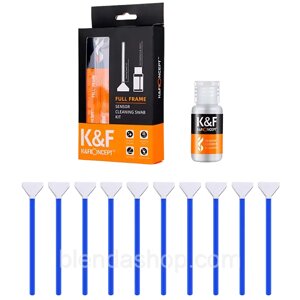 Набір для догляду за матрицею K&F Concept - 24mm Full-Frame Sensor Cleaning Swab Kit (SKU. 1617)
