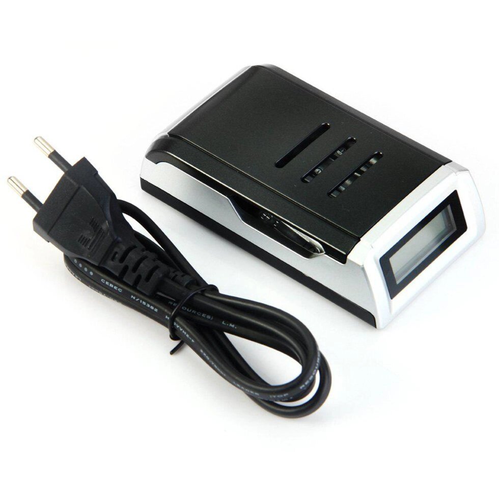 Інтелектуальне зарядний пристрій C905W з LCD дисплеєм для акумуляторів типу AA і AAA - роздріб
