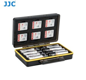 Водонепроницаемый защитный кейс для карт памяти и аккумуляторов AA - JJC BC-3SD6AA