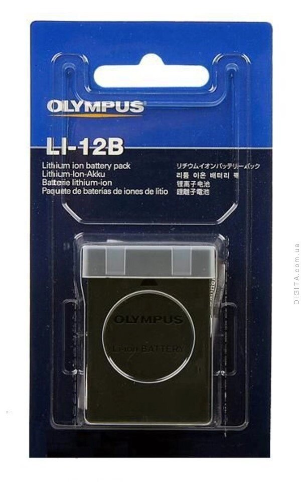 Акумулятор для фотоапаратів OLYMPUS - акумулятор Li-12B (Li-10B, DB-L10) - акції