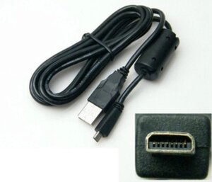 Кабель (шнур) USB UC-E6 для камер Panasonic DMC-TZ3, FZ8, FZ7, FZ15, FZ50, FZ-30, FZ-20, FX50, LZ6, LZ7 і ін