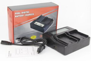 Професійне зарядний пристрій J-DC-LCD для CANON 550D, 600D, 650D, 700D -акумулятор LP-E8)