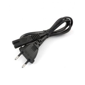 Мережевий кабель живлення IEC C7 2pin (220 Вольт) для зарядних пристроїв, принтера, AV-техніки
