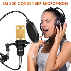 Студійний мікрофон конденсатор Zeepin BM800 (BM-800) У комплекті з пантографом