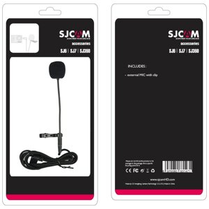 Зовнішній мікрофон з кліпсою SJCAM для SJ6 Legend, SJ7 Star, SJ8, SJ360