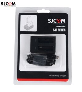 Зарядний пристрій для SJCAM SJ8 AIR, SJ8 PLUS і SJ8 PRO (dual) - для двох акумуляторів