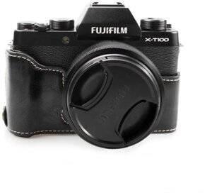 Захисний корпус - Корпус для камери Fujifilm X-T100 з доступом до акумулятора - чорний