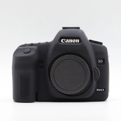 Захисна силіконова обкладинка для камер Canon EOS 5D Mark II - Чорна