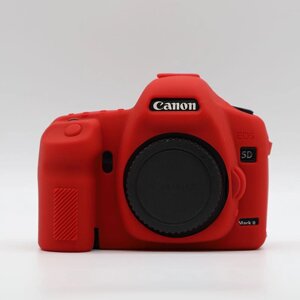 Захисна силіконова обкладинка для камер Canon EOS 5D Mark II - Червона