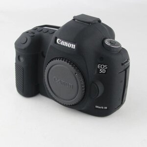 Захисний силіконовий чохол для фотоапаратів Canon EOS 5D Mark III, 5Ds, 5Dr - чорний