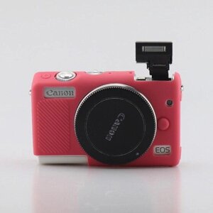 Захисна силіконова кришка для камер Canon EOS M100, M200 - Червона